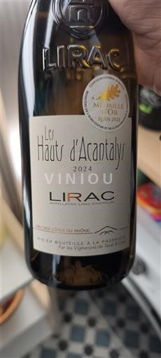 Lugina e Ronës Lirac Les Hauts Acantalys 2024