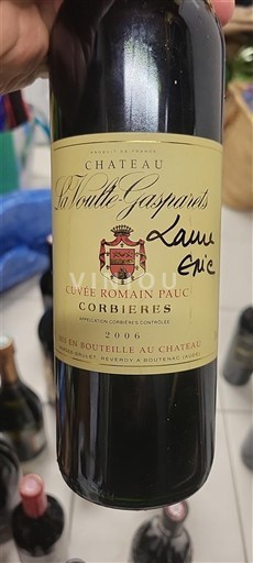 Languedoc Corbières Château Lavoulte Gasparets Romain Pauc 2006