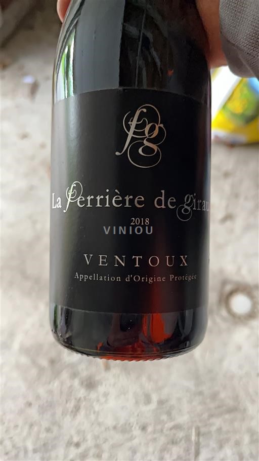 Rhônen laakso Ventoux La Perrière de Giraud 2018