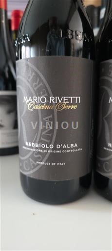 Piemonte Nebbiolo d'Alba Mario Rivetti Cascina Serre 2019