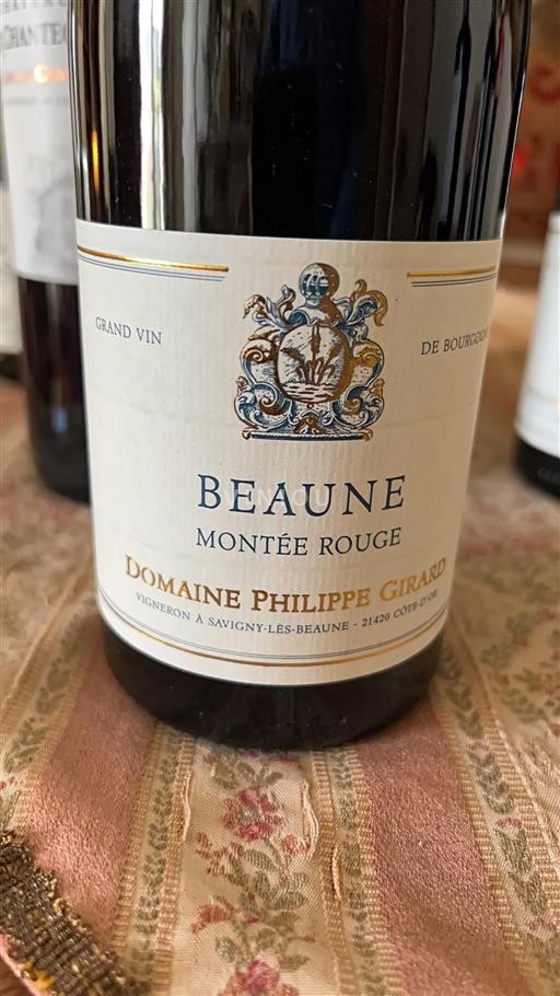 Burgundy Beaune Domaine Philippe Girard Montée Rouge Non-Vintage