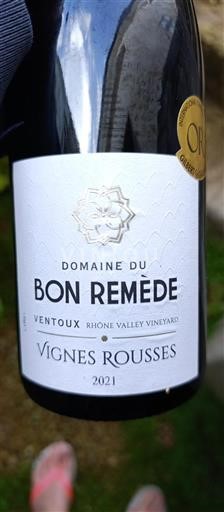 Thung lũng Rhône Ventoux Domaine Bon Remède Vignes Rousses 2021