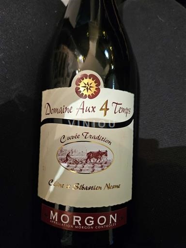 Beaujolais Morgon Domaine Aux 4 Temps Tradition Non Millésimé