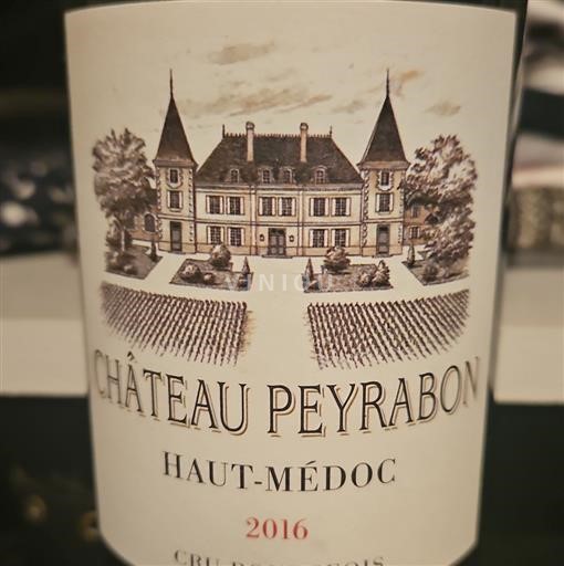 Bordeaux Haut-Médoc Peyrabon Cru Bourgeois 2016