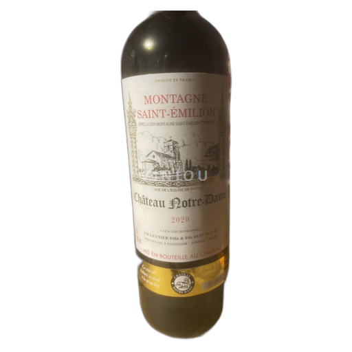 Bordeaux Montagne-saint-émilion Château Notre-Dame 2020