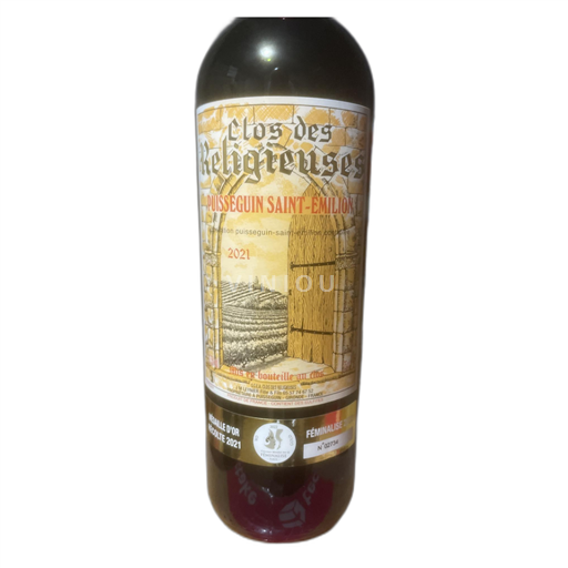 Bordeaux Puisseguin-saint-émilion Clos des Religieuses 2021