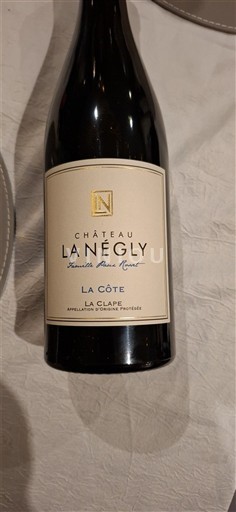 Langvedok La Clape Château La Negly La Côte 2019