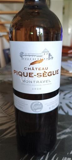 Sørvest Montravel Château Pique-Sègue 2020