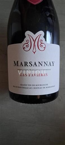 Bourgogne Marsannay Château Marsannay Les Favières 2022