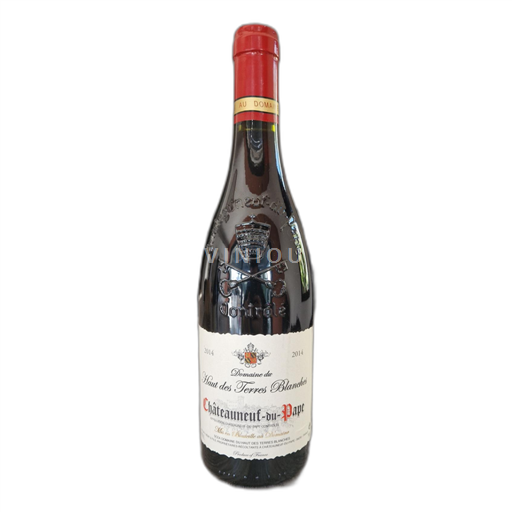 Rhônen laakso Châteauneuf-du-Pape Domaine du Haut des Terres Blanches 2014