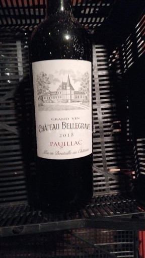 Bordeaux Pauillac BELLES GRAVES 2018