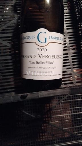 Burgundi Pernand-vergelesses Jacques Girard & Fils Les Belles Filles 2020