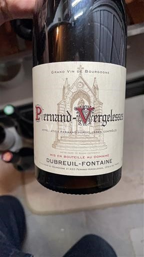 Burgundi Pernand-vergelesses Dubreuil-Fontaine 2014