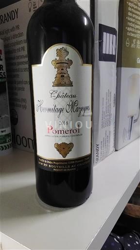 Bordeaux Pomerol Château Hermitage Mazeyres 2018