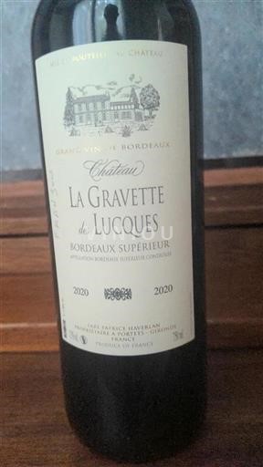Bordeaux Bordeaux Supérieur Château La Gravette des Lucques 2020