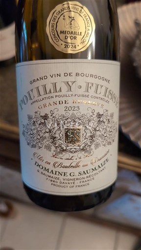 Burgundsko Pouilly-fuissé Grand Cru Domaine G. Saumaize Grand C. 2023
