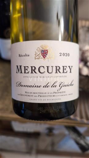 Bourgogne Mercurey Château La Guiche 2020