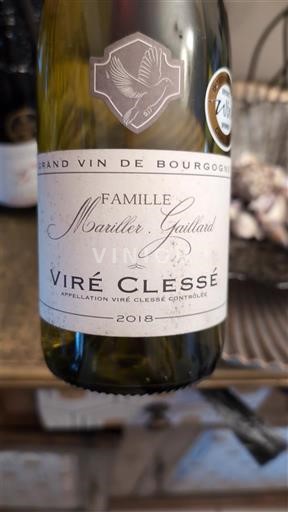 Burgundy Viré-clessé Famille Maillet-Gaillard 2018