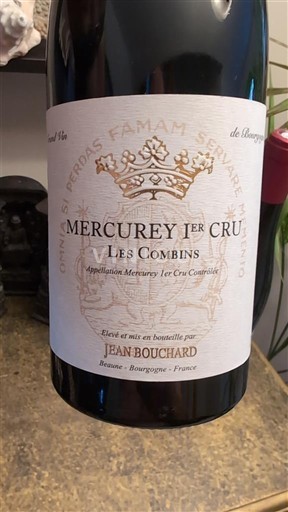 Bourgogne Ikke specificeret Premier Cru Jean Bouchard Les Combins 2020