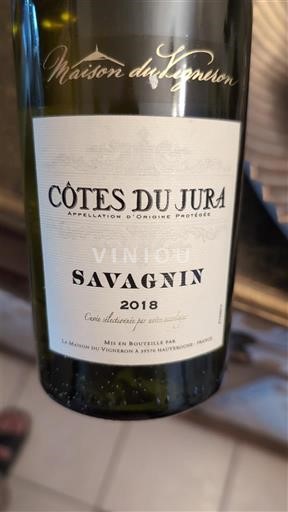 Jura Côtes-du-jura Maison du vigneron SAVAGNIN 2018