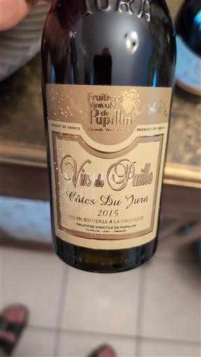 Jura Côtes du Jura Fruitière Vinicole de Pupillin Vin de Paille 2015
