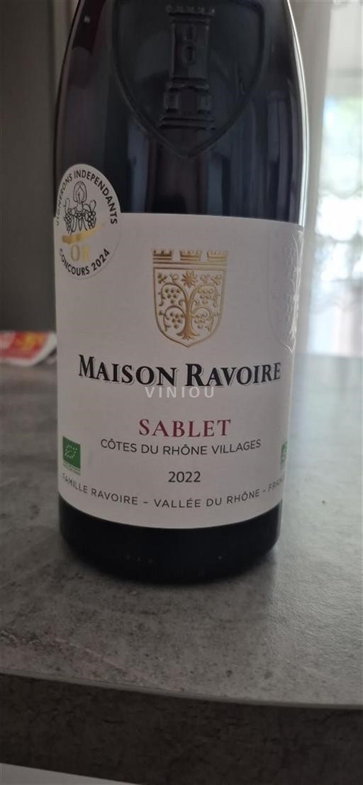 Rhônedalen Côtes-du-Rhône-Villages Maison Ravoire Sablet 2022