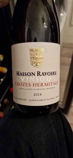 Thung lũng Rhône Crozes-hermitage Maison Ravoire 2024