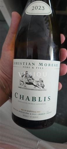 Bourgondië Chablis Domaine Christian Moreau Père & Fils 2023
