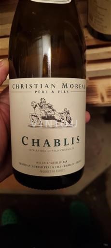 Borgogna Chablis Domaine Christian Moreau Père & Fils 2023