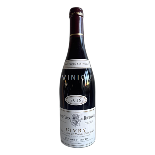 Bourgogne Givry Domaine Thénard Clos du Cellier aux Moines 1er Cru 2016