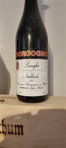 Piemonte Não especificado Borgogno Langhe Nebbiolo 2015