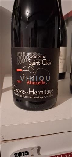 Rhône-dalen Crozes-Hermitage Domaine Saint Clair Étincelle 2021