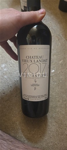 Burdeos Saint-Estèphe Château Vieux Landat 2017