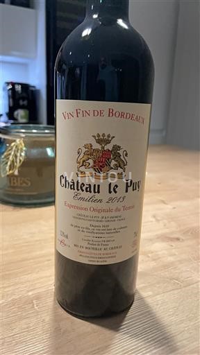 Bordeaux Francs-côtes-de-bordeaux Château Le Puy Émilien 2013