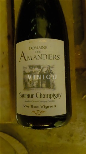 Loiredalen Saumur-champigny Domaine des Amandiers Vieilles Vignes Icke årgångsbetecknad