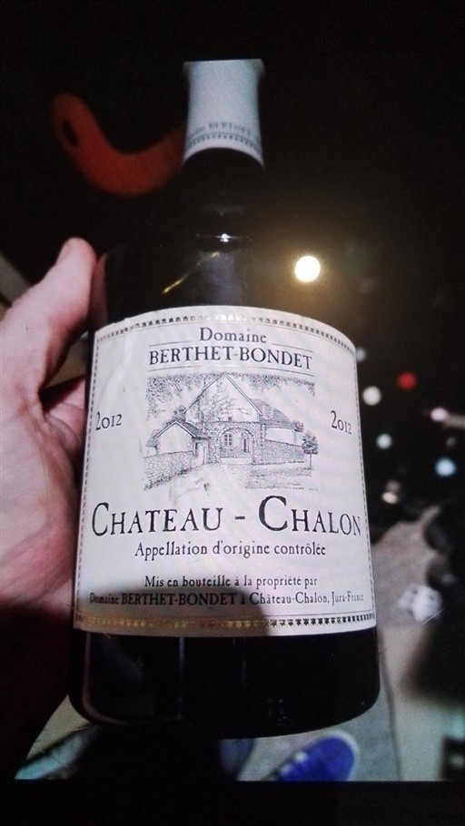 Jura Château-chalon Berthet-Bondet 2012