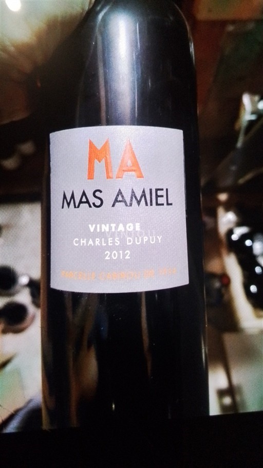 Roussillon Maury Mas Amiel Charles Dupuy 2012