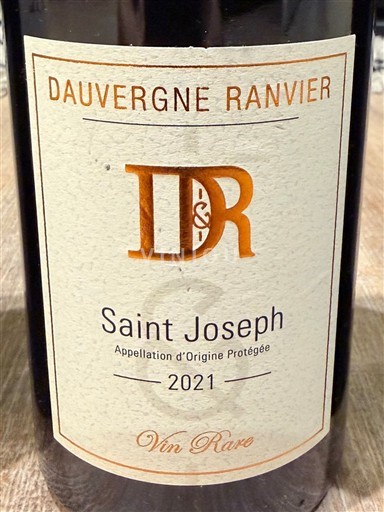 Rhône Valley Saint-Joseph Dauvergne Ranvier Vin Rare 2021