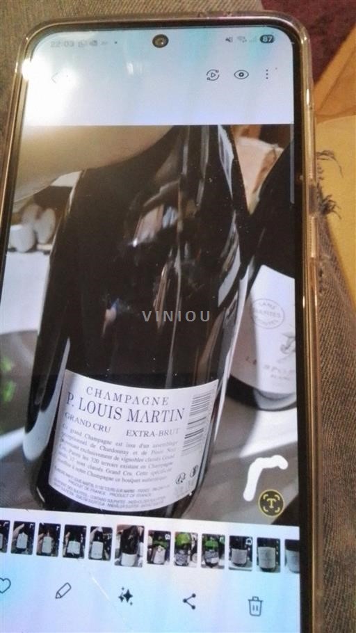 Champagne Sâm-panh P. Louis Martin Grand cru Không niên vụ