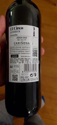 Aragon Cariñena El Circo Acrobata 2023