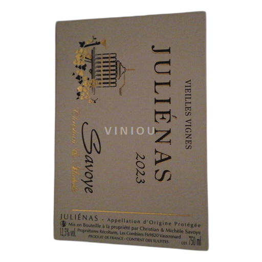 Beaujolais Juliénas Savoye Vieilles Vignes 2023