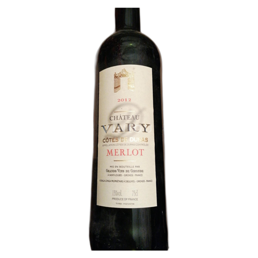 Tây Nam Côtes-de-duras Château Vary Merlot 2012