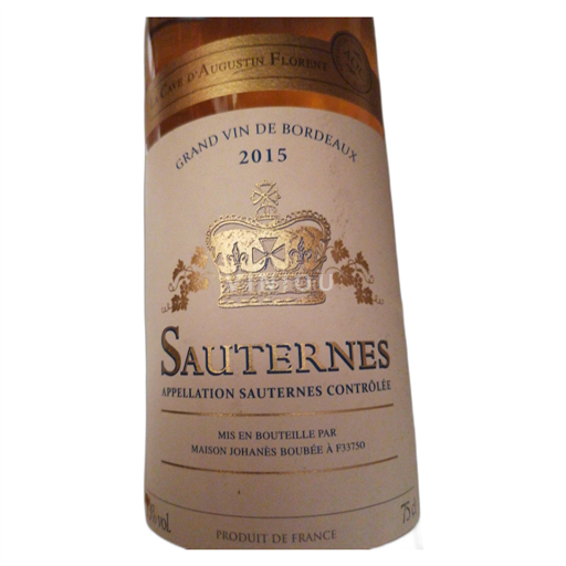 Bordeaux Sauternes La Cave d'Augustin Florent 2015