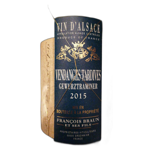Alsazia Non specificato François Braun Et Ses Fils Vendanges Tardives Gewurztraminer 2015