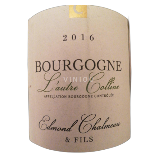 Bourgogne Edmond Chalmeau & Fils L'autre Colline 2016