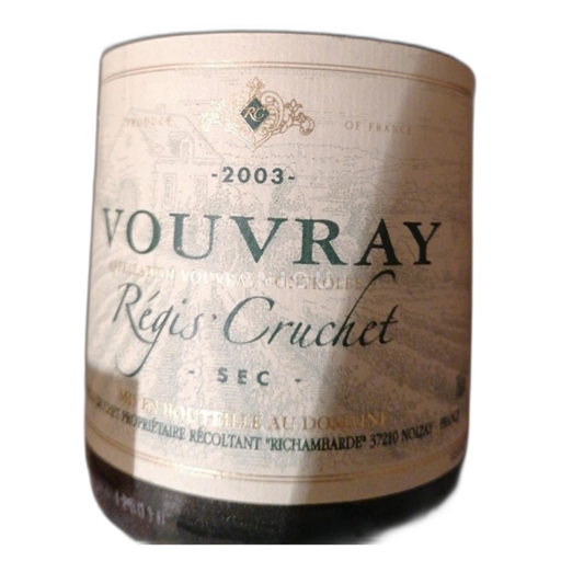 Loire-dalen Vouvray Régis Cruchet Sec 2003