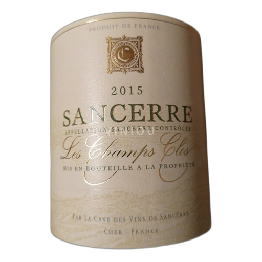 Údolí Loiry Sancerre Cave des Vins de Sancerre Les Champs Clos 2015