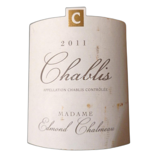Bourgogne Chablis Edmond Chalmeau Madame 2011