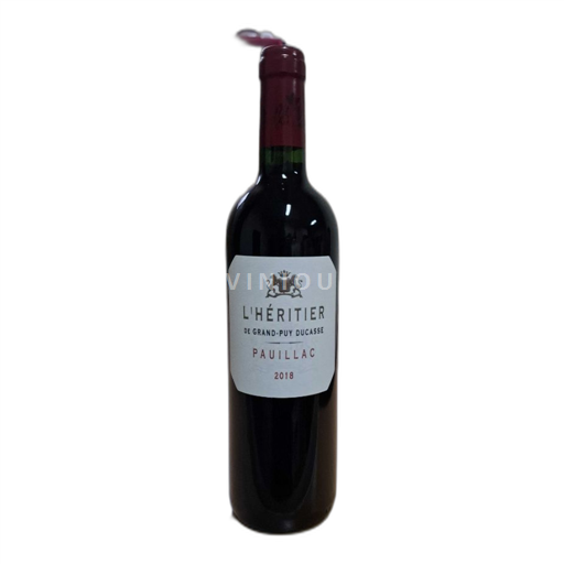 Bordeaux Pauillac L'hériter De Grandpuy Ducasse 2018