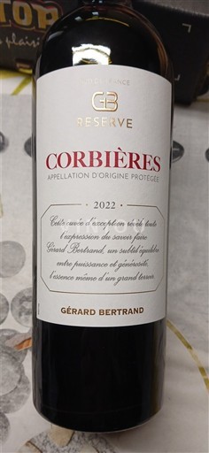 Languedoc Corbières Gérard Bertrand Réserve 2022